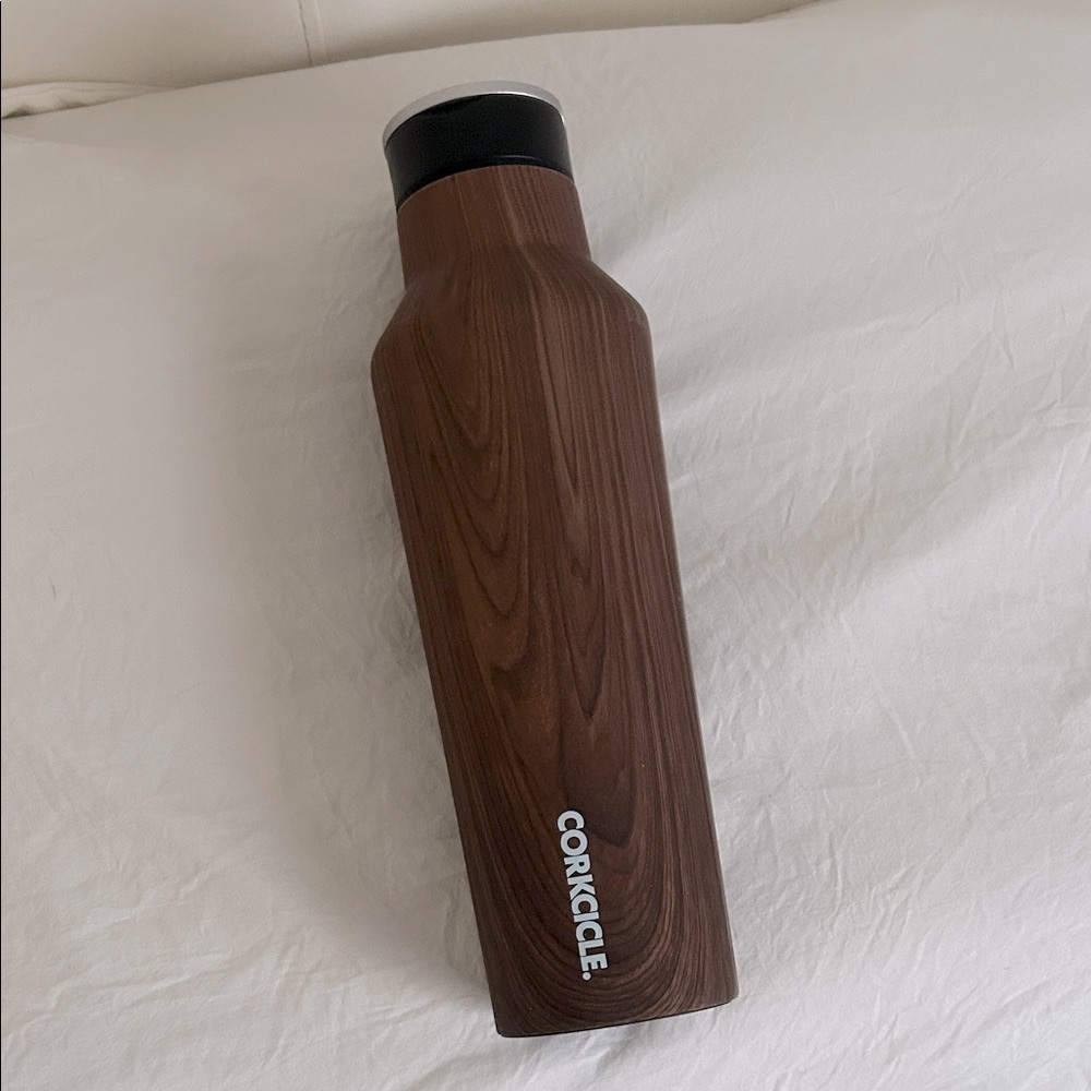 Corkcicle Woodgrain Insulated Bottle